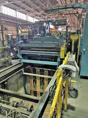52" x 8.00" x 35,000# Stamco Dbl-Loop Slitting Line