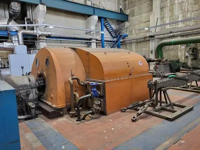 USED 1970 VEB EKM STEAM TURBINE