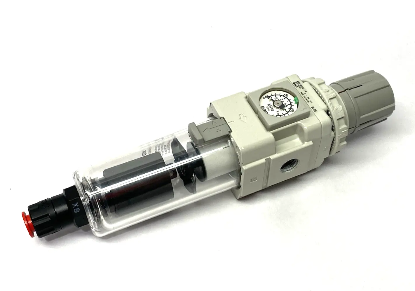 | SMC AW30-N02DE-Z-B Modular Filter Regulator AW MASS PRO 1/4" NPT Ports - Used