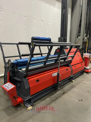 Akyapak 6' x 1/4" Plate Bending Roll, Model AHS 20/06 Top & Side Support - NEW