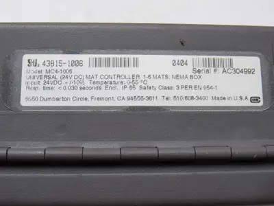 STI OMRON 43815-1006 MC4-1006 Safety Mat Controller