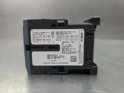 Siemens 3RT2018-1BB42 SIRIUS Contactor, 24VDC. 4C-48
