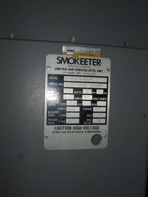 USED SMOKEETER RC-PORTA-CLEAN