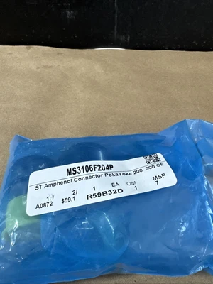NEW Amphenol MS3106F204P