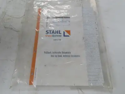 STAHL ST 1005-8/2 2/1 1 Ton 2000LB Electric Chain Hoist 11' Lift 4/16 FPM 460 V