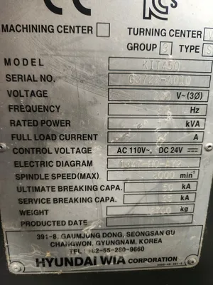 2014 HYUNDAI WIA KIT450 CNC Lathes | SMS Engineering (9)