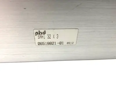 USED PHD COMPACT THRUSTER PNEUMATIC SLIDE CYLINDER 32MM BORE 3" STROKE