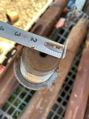 Used AFTERMARKET 6" CHISEL BIT FOR CABLE TOOL DRILL RIG Construction Equipment Parts Pennsylvania US | East West Machinery & Drilling #1417367