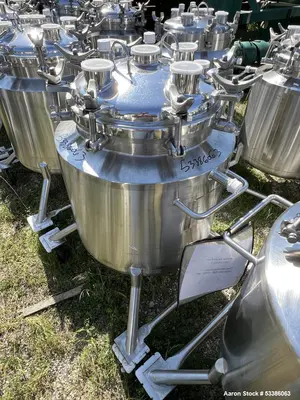 Industrial Stainless Steel Jacketed Freeze/Thaw Tank - Used