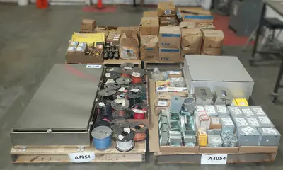 4 PALLETS OF ASSORTED CONDUIT, ENCLOSURES