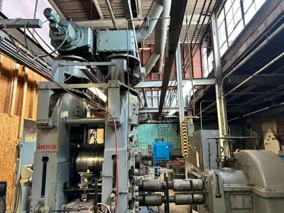 20" WIDE x 22" x 4-HI BLISS 100 HP POWERED ROLLING MILL: YOBRO #23828