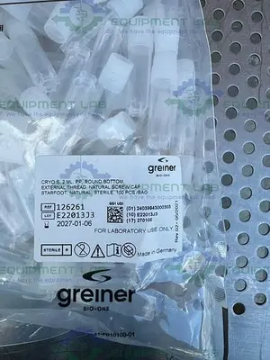NEW 700 PACK -GREINER BIO-ONE CRYO.S ROUND BOTTOM 2 ML POLYPROPYLENE TUBES