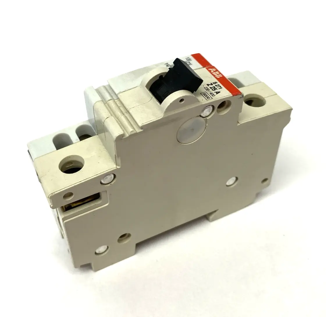 Used ABB Miniature Circuit Breaker 1-Pole DIN Rail w/ Auxiliary Contact Circuit Breakers Michigan US | Maverick Industrial Sales #1389389