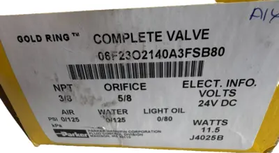 NEW PARKER 06F23O2140A3FSB80 VALVE 24VDC