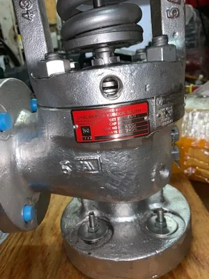 Consolidated Safety Relief Valve, Size 1 1/2”, Type 2717D-1, Material WCB Steel, Rebuilt Storeroom Spare