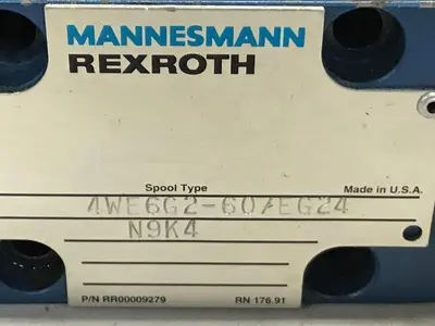 Used MANNESMANN REXROTH 4WE6G2-60/EG24N9K4 Valves/Fittings Michigan US | Ideal Machinery #1277131