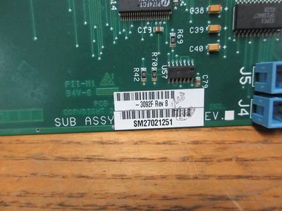 USED 1998 USED HAAS PARTS AND TOOLING PCB #32-3092A REV. B PROCESSOR BOARD