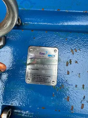 USED IDEX WRIGHT FLOW / VIKING S4S DURALOBE ROTARY LOBE PUMP  W/ 15 HP MOTOR