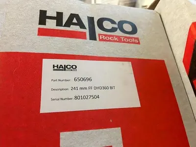 Used HALCO 9-1/2” HALCO DHD 360 HAMER BIT Other Cutting Tools Pennsylvania US | East West Machinery & Drilling #1417507
