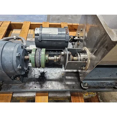 Used 2" Dia. Stainless Steel Vibra Screw Inc Volumetric Feeder