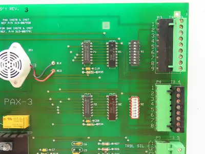 Pyrotronics 580-187557-1 Interface Board Circuit Controller Pax Pax-3
