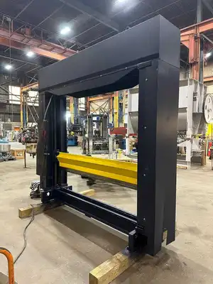 Jones 87″ wide Guillotine Roll Splitter
