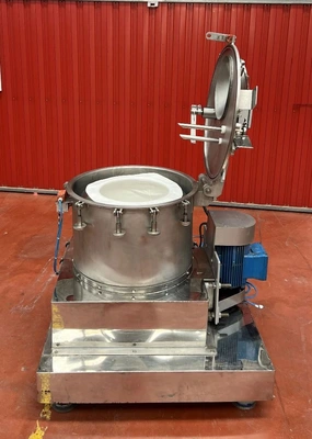 RINA 100F-600 sanitary ATEX perforate basket centrifuge, 316SS.