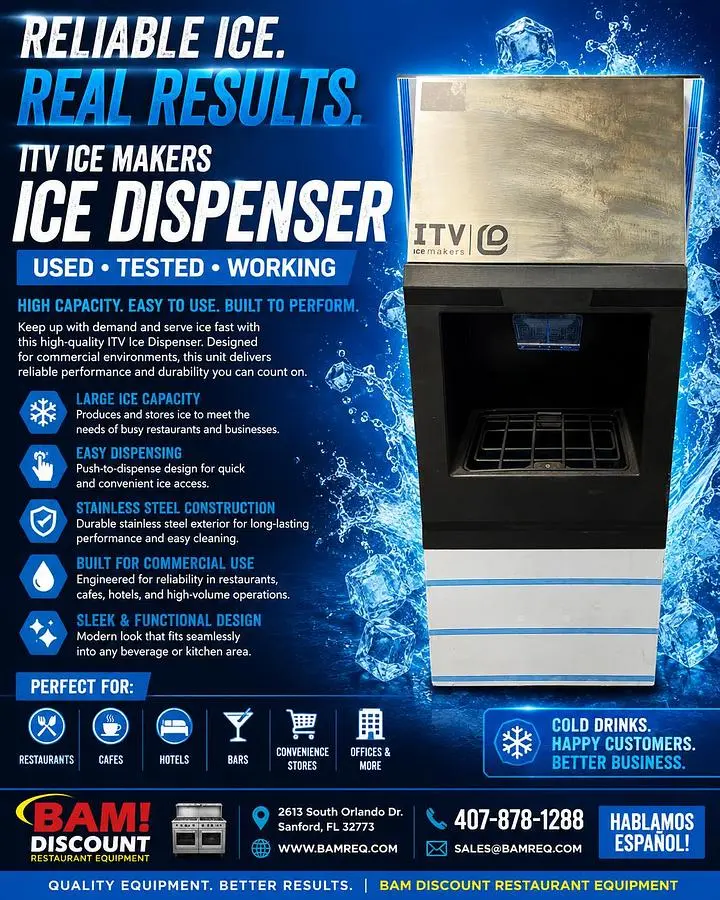 New | in-Stock ITV DHD 130-22 Beverage Dispensers Florida US | BAM Discount Restaurant Equipment #1301629