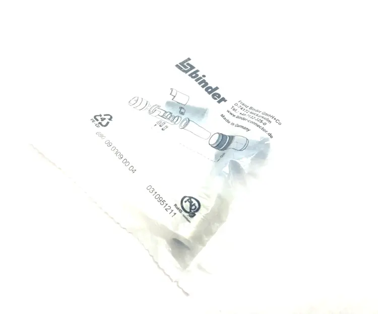 New | in-Stock BINDER M16 Male cable connector, Contacts: 4 (04-a), 3.0-6.0mm Electrical Fittings Michigan US | Maverick Industrial Sales #1473945