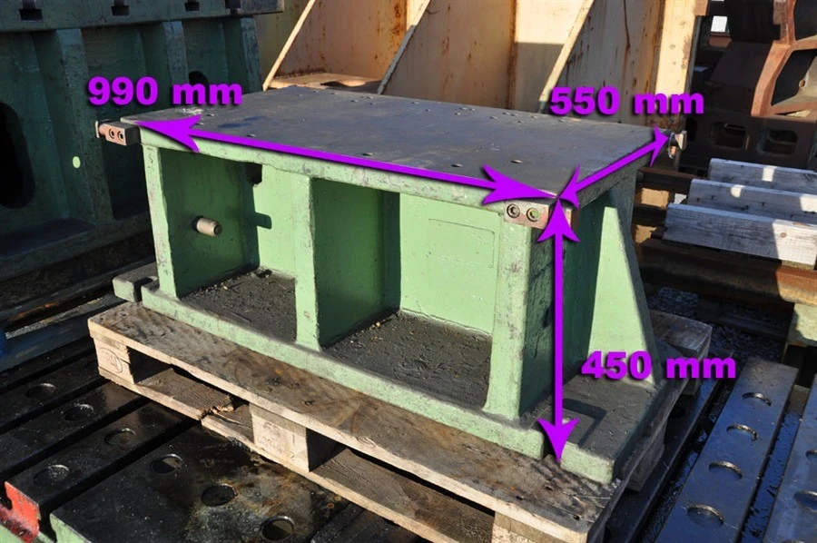 Clamping bloc 990 x 550 x 450 mm