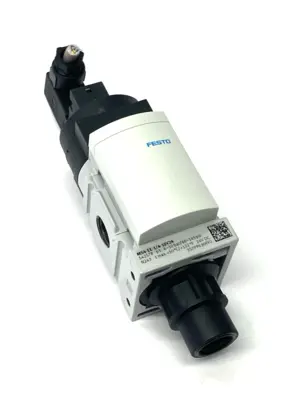 USED FESTO ON/OFF VALVE 1/4" PORTS, 3/2-WAY, CLOSED 542578