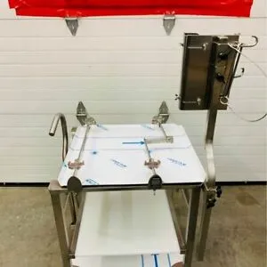 167-0136 Face To Face Slicer Deli Buddy Mobile Stainless Steel Cart