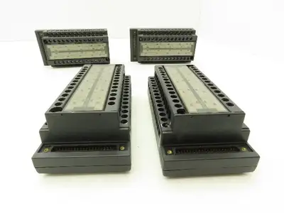 Mitsubishi Electric A6TBY54-E A6TBX54-E Terminal Block Input Output Lot of 4