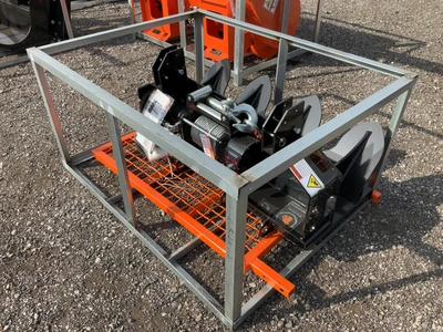 Used WOLVERINE SSW15 HYDRAULIC WINCH SKID STEER ATTACHMENT Misc Construction Attachements Michigan US | Miedema Asset Management Group #1768771