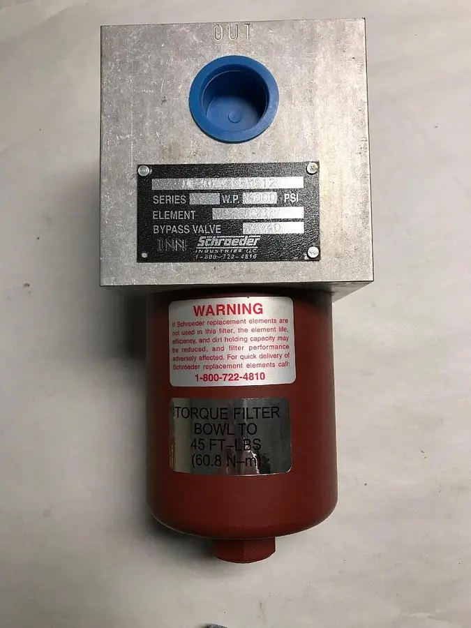 New | in-Stock SCHROEDER DF401CZ3PMS12 Filters Ohio US | Surplus Asset Holdings #1233672