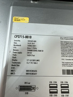 USED Beckhoff CP2715-0010