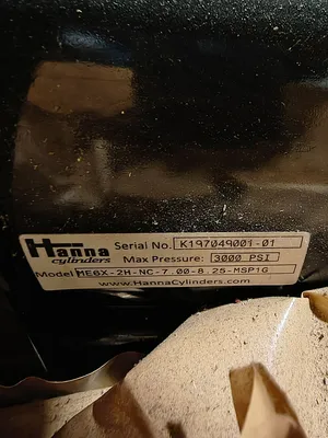 USED HANNA CYLINDERS ME6X-2H-NC-7.00-8.25-MSP1G