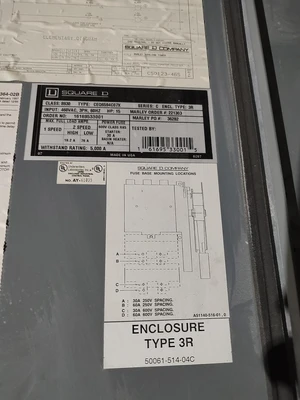 Used Square D CEQ6594C07X Starters Kentucky US | Edwards Industrial Repair #1259517