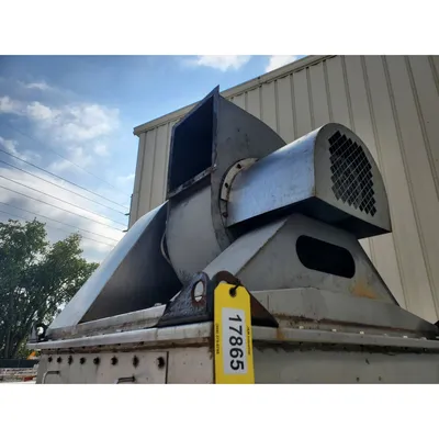Used Air Vented Stainless Steel Vacuum Receiver Knock Out Bin