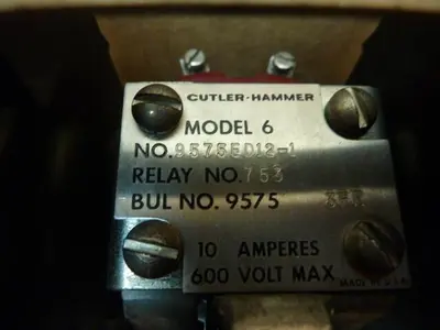 USED CUTLER HAMMER 9575E12-1