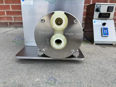 Used TRIANGLE PROCESS QUATTROFLOW Q4400SU 4-PISTON DIAPHRAGM PUMP W/ 3 HP MOTOR Diaphragm Pumps California US | Equipment Lab #1399318