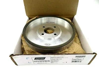 NEW NORTON CB240-TBA-1/16 DIAMOND WHEEL 6A2H 6 X 3/4 X 1-1/4