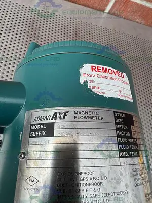 USED YOKOGAWA ADMAG AXF 010C MAGNETIC FLOWMETER W/ 1/2" SANITARY FITTING
