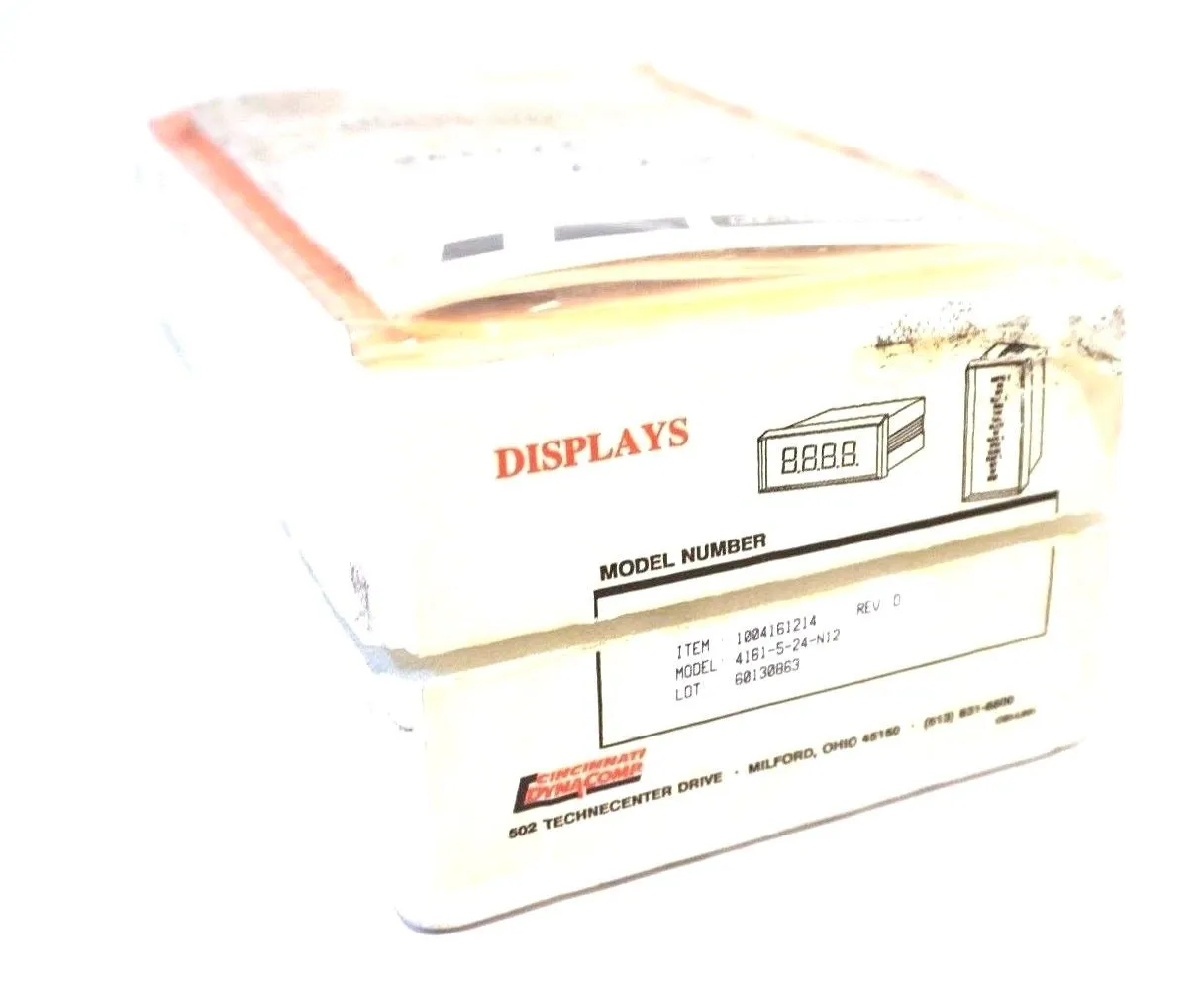 NEW CINCINNATI ELECTROSYSTEMS 14161-5-24-N12
