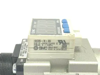 USED SMC PNEUMATIC FILTER AND SWITCH