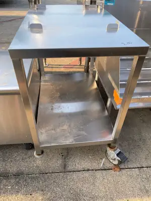 Used Falcon Restaurant Supply Used 20" Stainless Steel Equipment Stand - SS221 Restaurant Equipment (Miscellaneous) Illinois US | Falcon Restaurant Supply #1375974