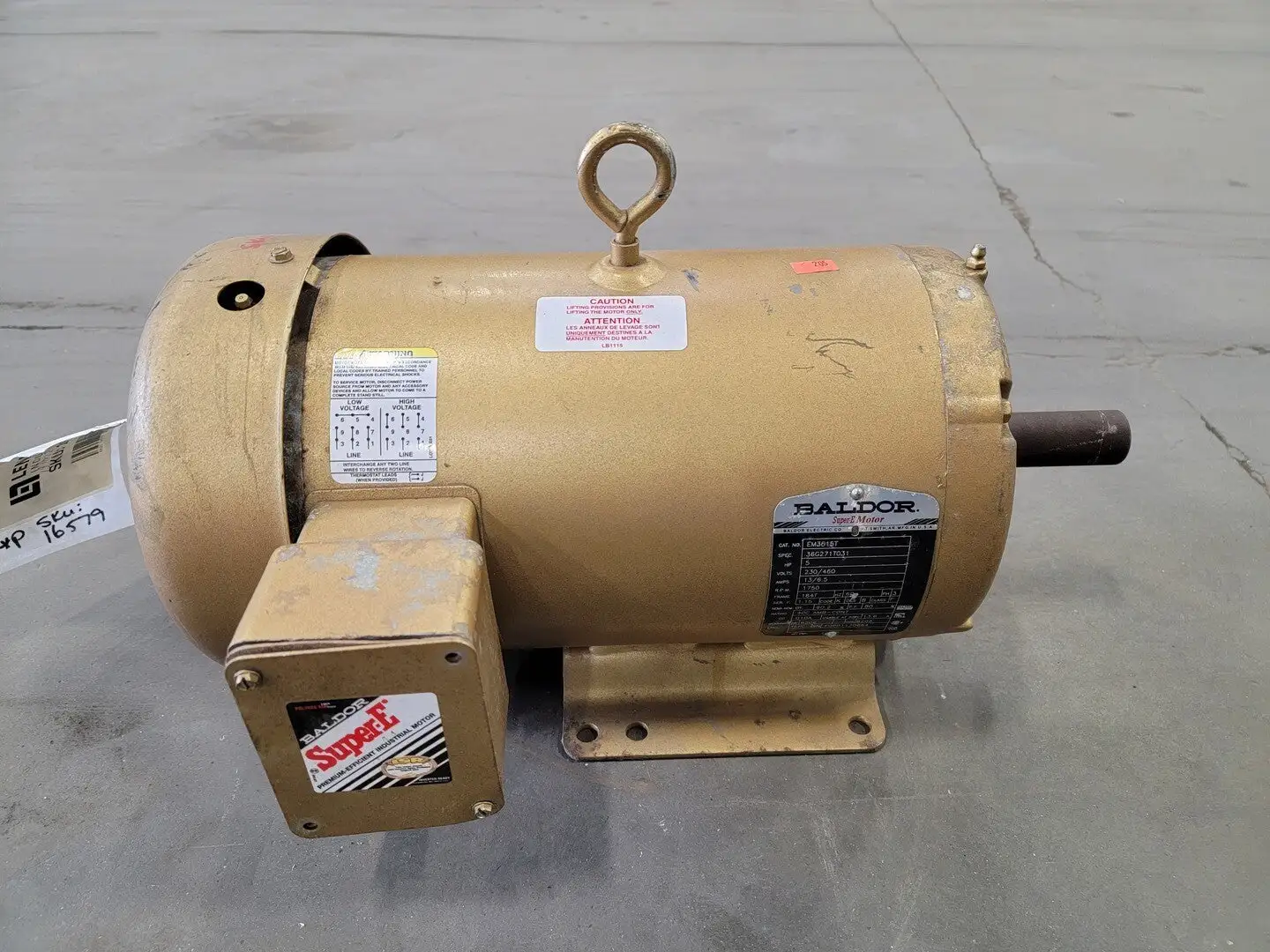 USED BALDOR EM3615T