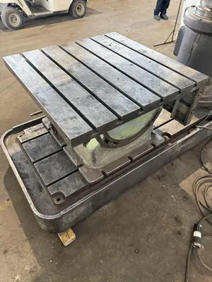 5' X 15" WEBO RADIAL ARM DRILL. STOCK # 0222126