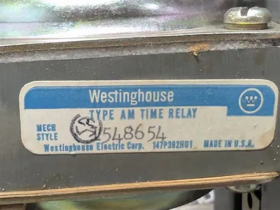 Westinghouse 1548654 AM Timing Relay Module 120V Coil New NIB
