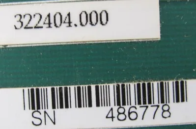 USED UNICO 323946.000 CIRCUIT BOARD 402-877 318493.010 317241.008 322404.000